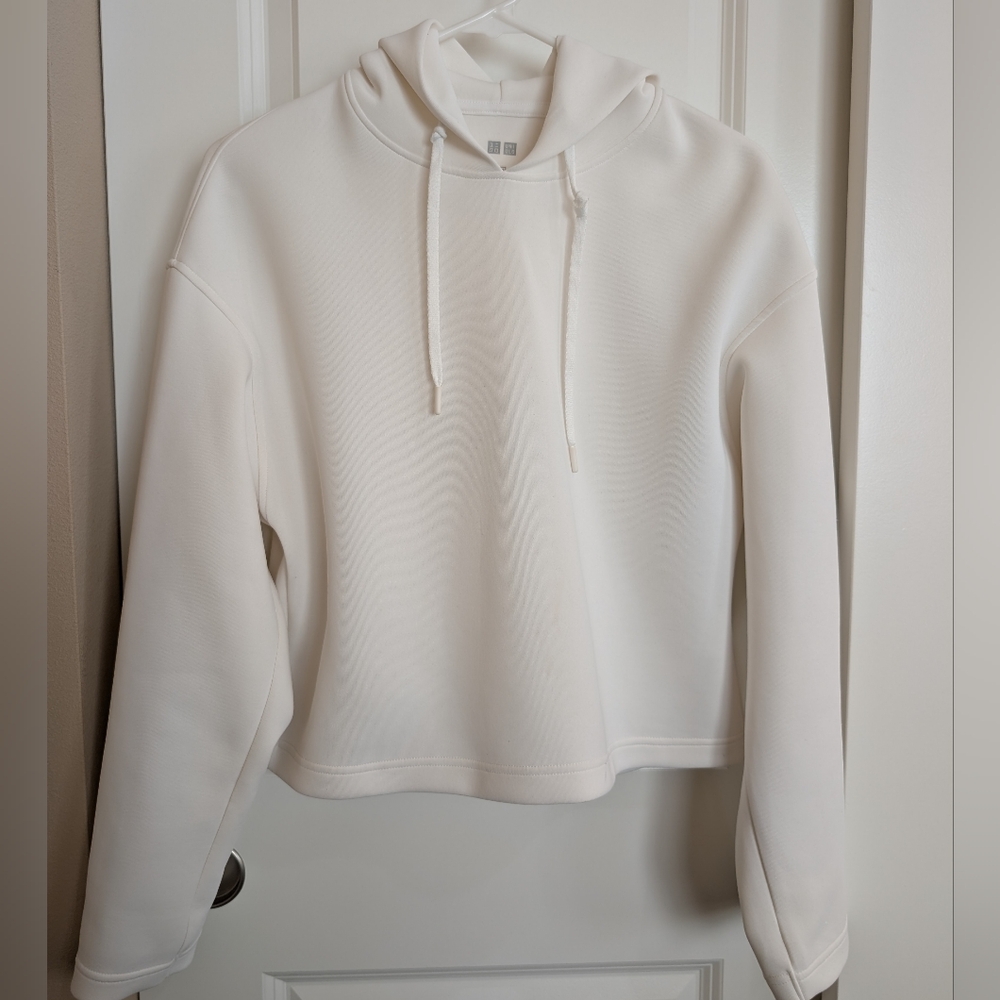 Uniqlo Women's Cream Hoodie